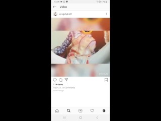 Pakistani TikTok Girl 'La Hasil' masturbates and cums on her Instagram